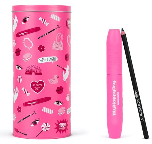 diego dalla palma - Confezione Regalo Donna Eyes Kit Mascara My Happy Toy Boy con Matita Nera 01 Cofanetto