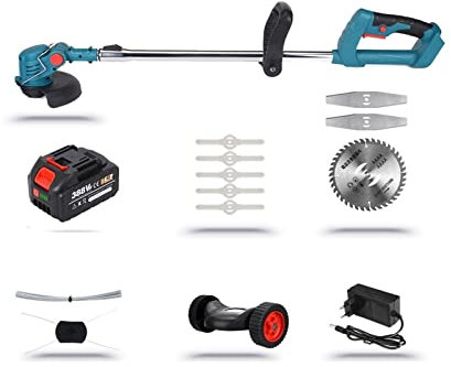 Cisaille à gazon portative de taille-haie, Tondeuse à gazon électrique 1800W tondeuse à gazon sans fil taille-haie réglable élagage de puissance de jardin portable Léger et facile à utiliser ( Color :