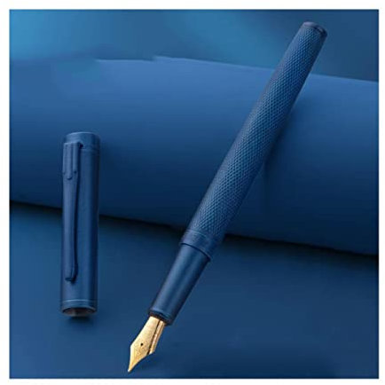 TiStm Fountain Pen Fountain Pen Metal Ink Pen Black Forest Matte Green Converter Filler Office School Supplies Writing Pens (Color : A3, Size : F)