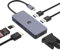 OOTDAY USB C Hub, 6 in 1 USB C Ethernet Adapter with VGA, USB 3.0 Ports, SD/TF Card Reader, USB Splitter for Dell, Lenovo and Other Type C Devices