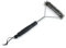 König Design BBQ dreiseitige Edelstahl Grillbürste, Reinigungsbürste 28 x 16 cm, mit schwarzem Kunststoffgriff (28 x 16 cm, 1, Grillbürste)