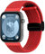 KUTEWEU Nylon Bracelet Compatible avec Huawei Watch Fit 3, Tressés élastique de Bracelet Sport avec Boucle Magnétique Bracelets pour Huawei Watch Fit3 pour Homme Femme (Rouge)