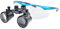 3,5-fache Fernglas-Lupe, Lupenbrille Zahnarzt, Verstellbarer Pupillendistanz, Ausgestattet Mit Anti-Rutsch-Riemen, Brille für Chirurgische Winkel Verstellbar(Blue)