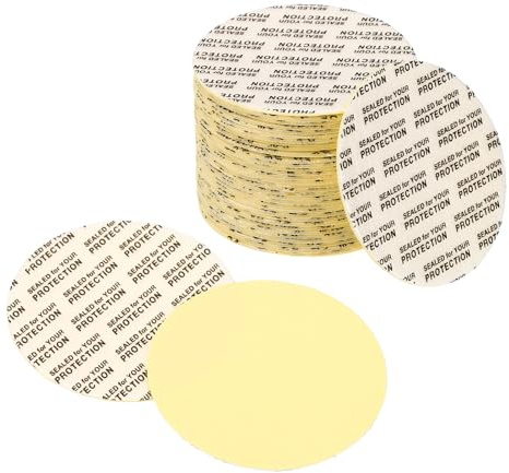 PATIKIL 45mm/1,8Zoll Druckempfindliche Dichtung 200 Stück Klebende PS Schaumdeckel Linien Resistente Manipulation Mit Staubdichter Papierrückseite