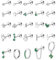 CASSIECA 25Pcs Helix Piercings Chirurgenstahl Medizinische Ohrringe für Damen,Silber Ohrstecker Set,Klein Ohrringe Creolen Silber,Conch Tragus Piercing Ohr Schmuck für Mehrere Ohrlöcher