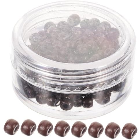 Healvian Silicone Hair Beads for Dreadlocks Braids Hair Accessories for Women Share Friends for Braid Decorations