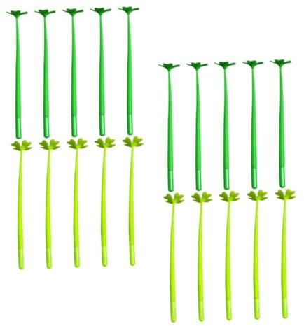Tofficu 20pcs Flower Gel Pens Portable Writing Accessories for Students Crafting Journals and Stationery Use Flower Design Light