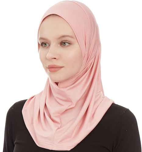 Amira Hijab Kopftuch Damen. Bubblegum Instant Ready To Wear Schal Frauen