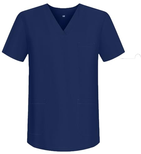 MISEMIYA - Medizinische Uniformen Unisex Top Krankenschwester Krankenhaus Berufskleidung BZ-6801