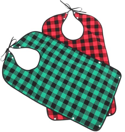 PACKOVE 2stücke Wiederverwendbare Wasserdichte - Für Erwachsene Pflegeleichte Kleidungsschutz-ausrüstung Für Ältere Menschen Beim Und Sabbern