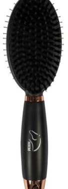 HKM Gel Schweif und Mähnenbürste, Schwarz/Rosegold, One Size