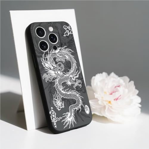 PAIXIKYZ Kompatibel mit Nothing Phone (3) | Drachen gestrichene TPU Stoßfeste weiche Handyhülle