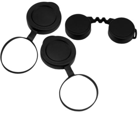TEMPNAP Rubber Binocular Objective Lens Caps Protective Covers for Telescope and Bird Watching Scratch-resistant Rubber Lens Collars Easy to Use Replacement for Compact Binoculars