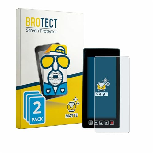 BROTECT Entspiegelungs-Schutzfolie für Dystopiaworld Bike Computer (2 Stück) Matte Displayschutz-Folie, Anti-Reflex, Anti-Fingerprint