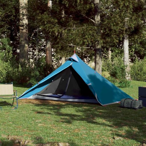 Mokuyary Tipi hängtält 1 person blå vattentät trädgård | Campingtält, lätt kupoltält campingtält enkel montering för vandring backpacking