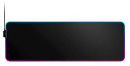 SteelSeries QcK Gaming Surface - XL RGB Prism Cloth Mouse Pad of All Time - Sized to Cover Desks/CA: Optimized For Gaming Sensors