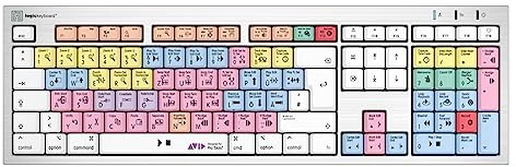 LogicKeyboard Avid Pro Tools ALBA, Mac-kompatible Tastatur, Deutsch, geeignet für