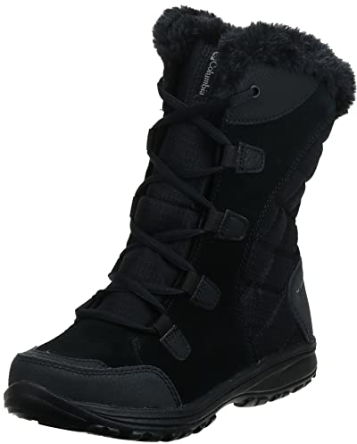 Columbia Damen Ice Maiden Ii Snow Boot Schneestiefel, Black Grey, 37.5 EU Weit