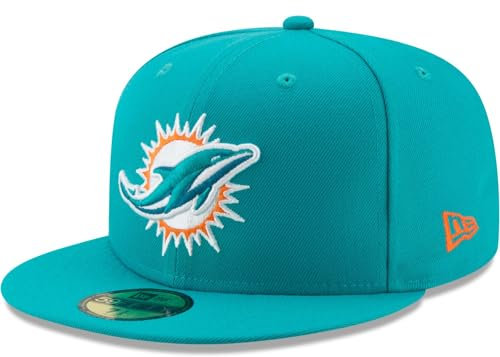 New Era 59Fifty Cap - NFL ON Field Miami Dolphins - 7 5/8