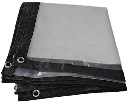 Exterieur Baches 2x4m, Bache Impermeable avec Oeillet, Bâches Transparente, pour Mobilier de Jardin, Bois, Piscine et Voiture