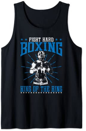 Kämpfe hart, König des Rings Tank Top