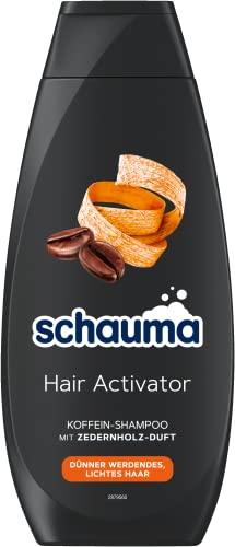 Schauma Koffein-Shampoo Hair Activator (400 ml), Haarshampoo fördert die Ausschüttung von Wachstumsfaktoren, Shampoo stärkt das Haar