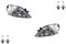 Johns, passend für Nissan Primera Scheinwerfer P12 01/02- mit H7/H7 Set links & rechts