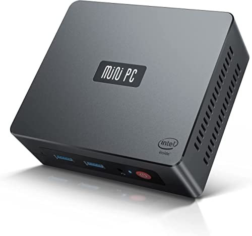 Beelink - Mini PC Gaming GK35 Pro, Windows 10, procesador Intel Gemini Lake J4105, 8 GB de RAM, SSD 128, pantalla de doble pantalla, 1000M, 4K
