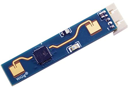 XICOOLEE Microwave Radar Sensor Module LD2410, 24GHz ISM Band, Human Presence Motion Sensing Module, Non-Contact Monitoring Detector, Horizontal Connect, with Bluetooth, Support GPIO and UART Output