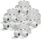 Bargain Factory Toilet Tissue Rolls Bulk Large Pack Economical Embossed Tissue Hygienic Better Purpose Premium Quality Napkins Skin Cleaning Home and Office White (Pack of 144)