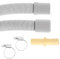2 Metre Drain Hose Extension Kit & 2x Clips And Joiner To Fit Universal Washing Machine