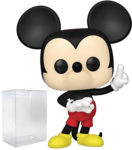 POP Disney Classics: Mickey and Friends - Mickey Mouse Funko Vinyl Figure (Bundled with Compatible Box Protector Case), Multicolored, 3.75 inches