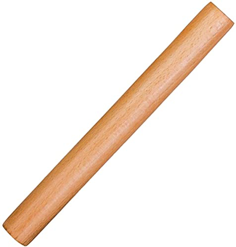ACiyD Dough Roller Wooden Rolling Pin Smoothly Polished and Strong Rolling Pin Arc Edging Yellow Rolling Pins