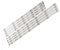 CARZE Striscia di Retroilluminazione A LED Adatta for LG 55 TV 55UJ6200 55UJ6300 55LJ540V RF-AZ550E30-0501A-12 55UJ620V SDL550WY LD0-910 LC550EGJ 55M9 55E388G Strisce di retroilluminazione TV