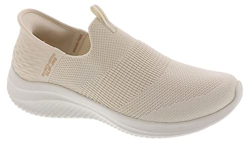 Skechers Ultra Flex 3.0 Cozy Streak, Zapatillas Mujer, Natural Knit Trim, 39 EU