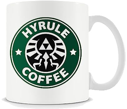Giftme Hyrule Coffee, Birthday, Christmas, Coffee Tea Mug Unique 11oz White Ceramic Mug.