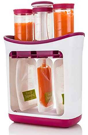 Hausgemachte frische Fruchtsaft Squeeze Station und Säugling Babynahrung Maker mit Aufbewahrungsbeutel