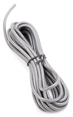 Alnicov Cable blindado de 2 conductores, cable de conexión para circuito de guitarra, Cable de recogida, gris