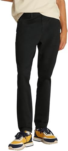 Tommy Jeans Herren Chino Hose Austin Slim Fit, Schwarz (Black), 32W/36L