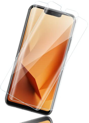 Wsky 2 unidades para cristal blindado Huawei Mate 20 Lite, protector de pantalla de identificación de huellas dactilares para Mate 20 Lite, resistente a los arañazos, dureza 9H, ultrafino, borde