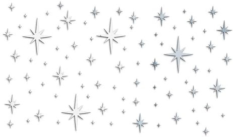 92 Pcs Estrella Espejos Pared Decorativos, Pegatinas de pared de Espejo de Estrella, Pegatina de Pared Acrílico Plata, Decoración de pared 3D, pared de Bricolaje, Dormitorio, Sala de Estar, Oficina