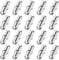 100 Stück Bodenträger 5mm einlegeboden halter Regalbodenträger 5mm Fachbodenträger, Bodenträger 5mm Regalbretthalter Regalbrett Halterung Regalbodenhalter für Schränke Möbel Regalstützen