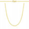 AMAR PRAGNA Gold Damen/Herren Kette 925/585, original geflochten, Breite 2,6 mm, Goldkette- Halskette, vergoldete kette 585- königskette gold, goldschmuck plattenkette 60 cm