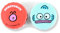 Pocahco-Dog Cinnamon-roll My-Meloday Kuormi-Bunny Hanging-Yodon Contact Lens Case - Left/Right Eyes Holder Container, Compact & Durable Holder for Travel - 2.6 x 0.7 x 1.3 inches (Hanging-Yodon)