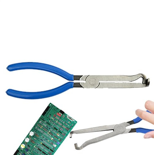 LearnLyrics Electrical Plug Pliers - Automotive Hose Removal Caliper, Pipe Clamp Repair Pliers | Electrical Connector Pliers for, Long Spark Plug Removal Pliers for Electrical Connectors, 4.13in
