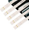 JEYORZY 5 Paia bacchette, Lavabili in Lavastoviglie con Motivo per Incisione, Bastoncini Giapponesi, Bacchette Sushi Set Regalo-oro bianco