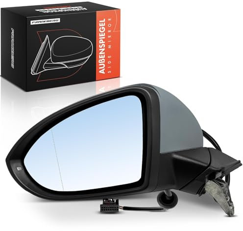 Frankberg Elektrisch Aussenspiegel Außenspiegel Links 7-polig &-Beheizbar &-Vorfeldausleuchtung &-Blinklicht Kompatibel mit Golf VII Van 5G1 2012-2017 Replace# 5G0857521