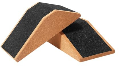 Tmboryuu Cork Squat Wedges Block Cork Fitness Geräte Für Die Unterkörpertrainings Knöchel Und Kalb Stretching 1Pair.