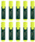 FABER-CASTELL 205254 - Textmarker Set gelb, 10 Neon Marker für Kinder und Erwachsene