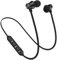 Txuolin Black Earphone Magnetic in-Ear Stereo Headset Earphone Wireless Bluetooth 4.2 Headphone Gift
